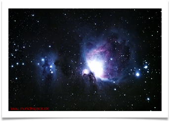 der orionnebel M43 mit M43 (18.11.2011, 1550-64)