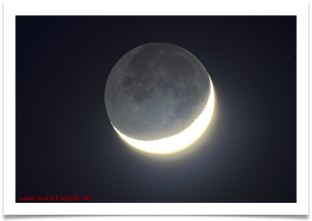 der zunehmende mond und seine aschgraue seite