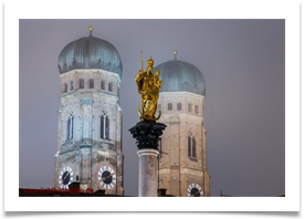 marienstatue und fraunekirche (1844)