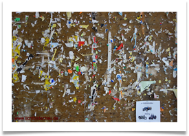 pinwand, gebraucht (4506)